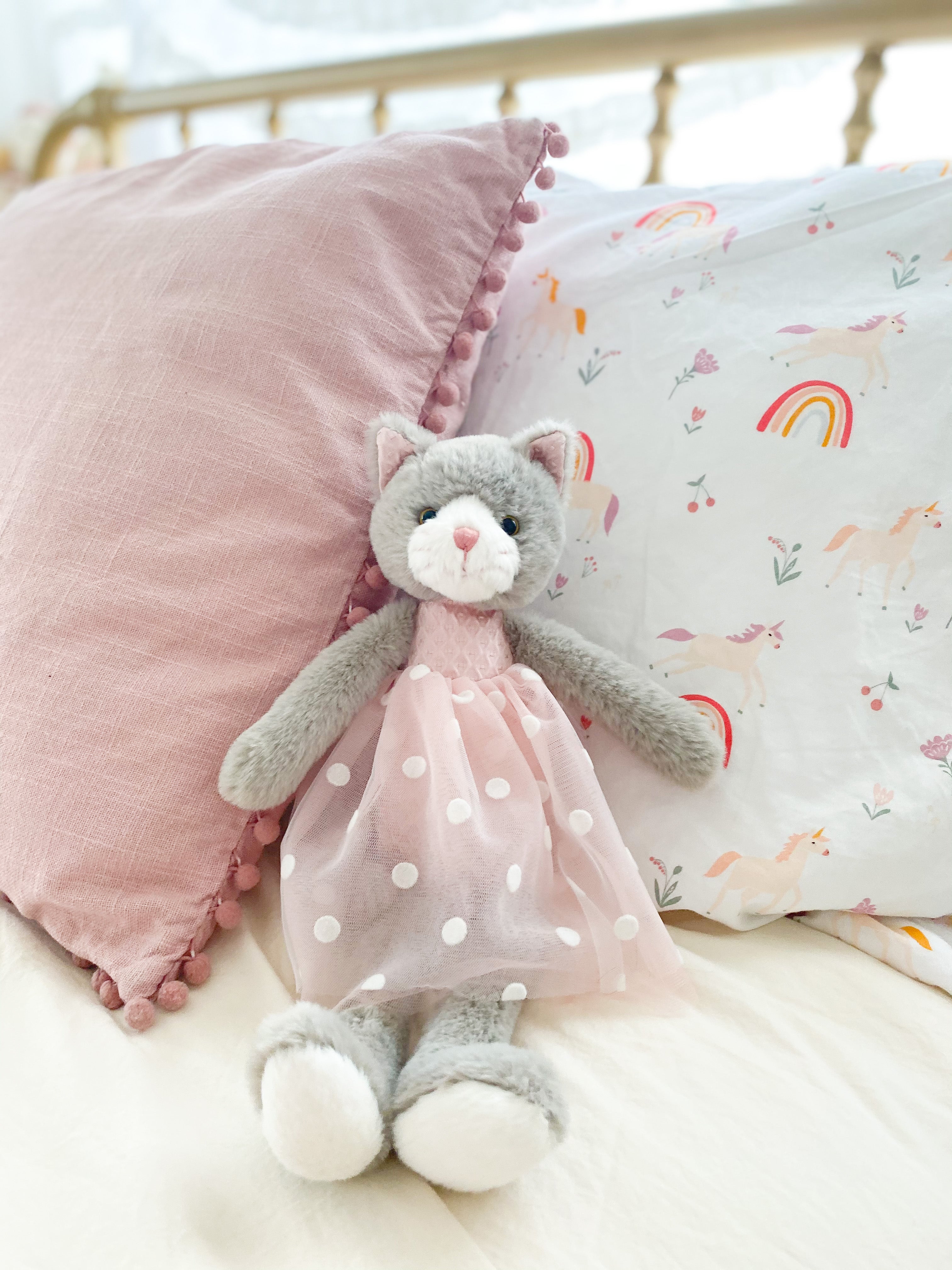 Celeste the Cat Plush Toy - Soft & Cuddly Stuffed Animal for Kids & Adults | Perfect for Gifts, Home Decor, and Comfort