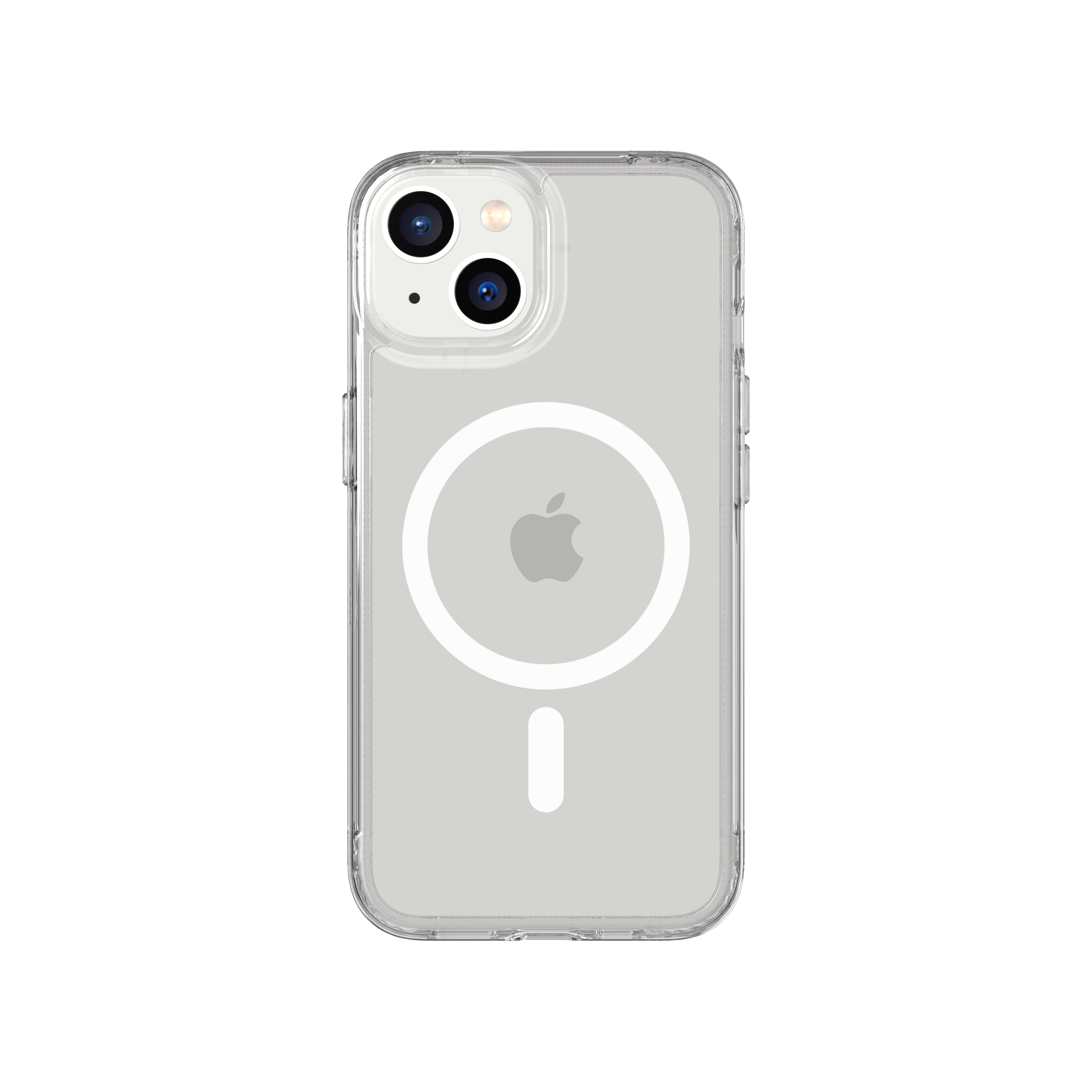 Tech21 iPhone 14 Evo Clear MagSafe Case - Scratch Resistant & Shock Absorbing with 12ft Drop Protection | Slim Protective Cover for Everyday Use, Work & Outdoor Activities