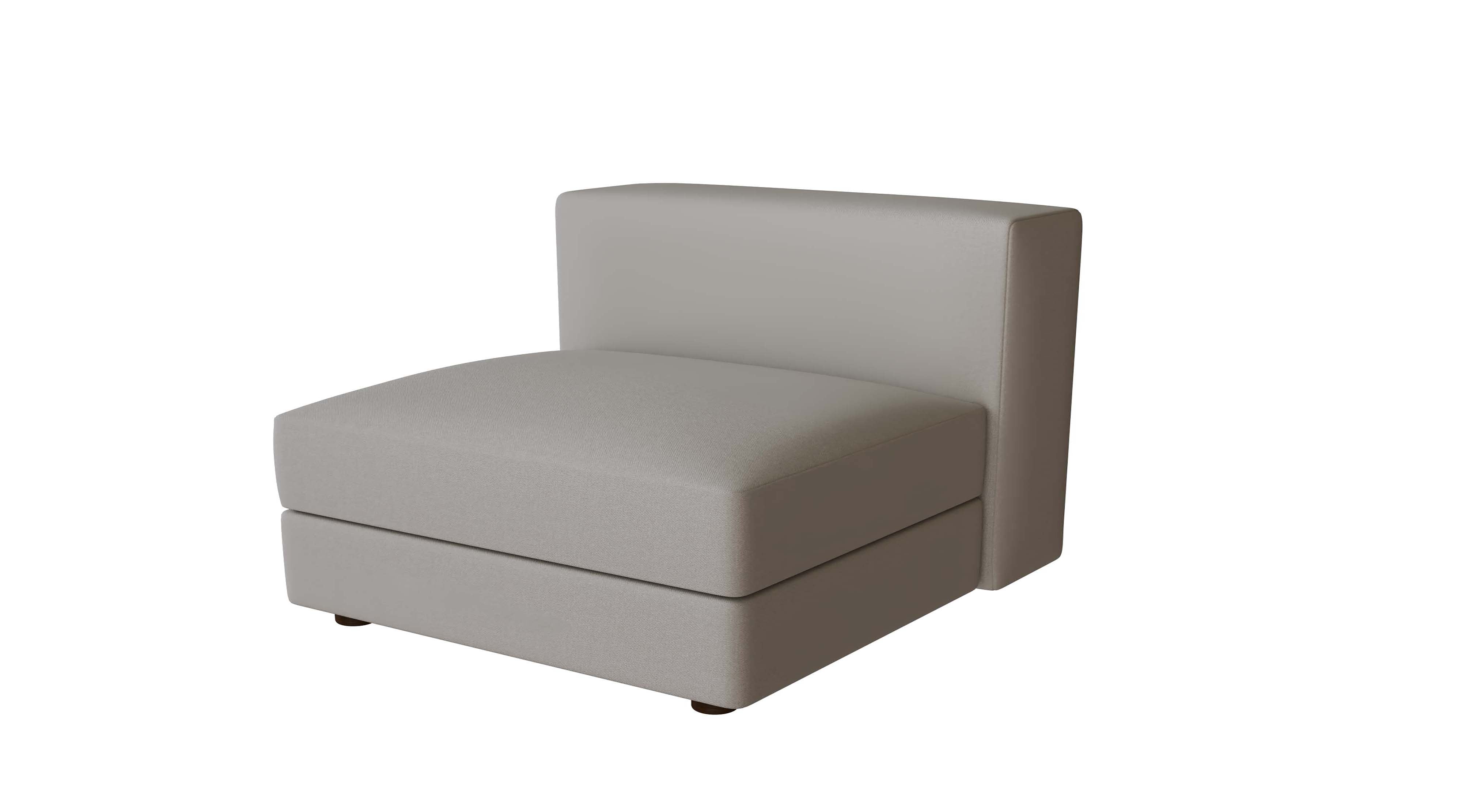 Jattebo 1.5 Seat Module with Storage Cover - Modern Sectional Sofa with Hidden Storage | Perfect for Small Spaces, Living Rooms & Apartments