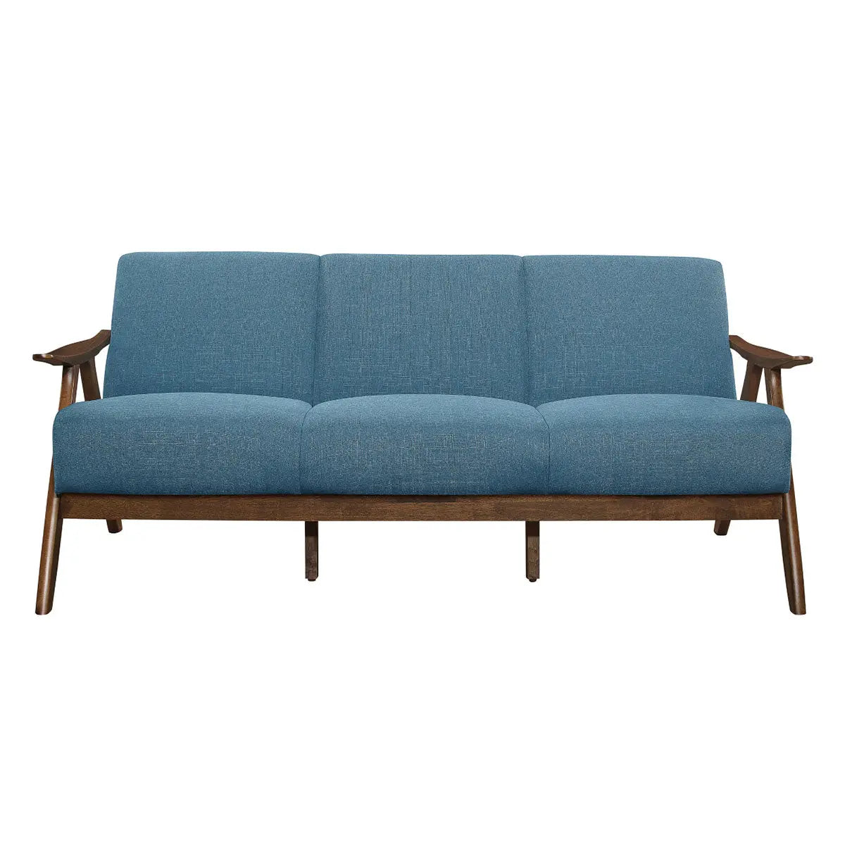 Damala Collection Modern Fabric Sofa 1138 - Comfortable Living Room Couch for Small Spaces, Home Office & Apartment Decor