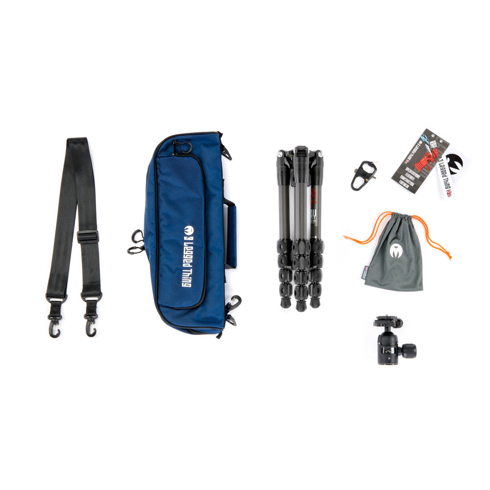 Legends Ray Carbon Fiber Tripod System with AirHed VU Attachment - Professional Camera Support for Outdoor Photography & Videography