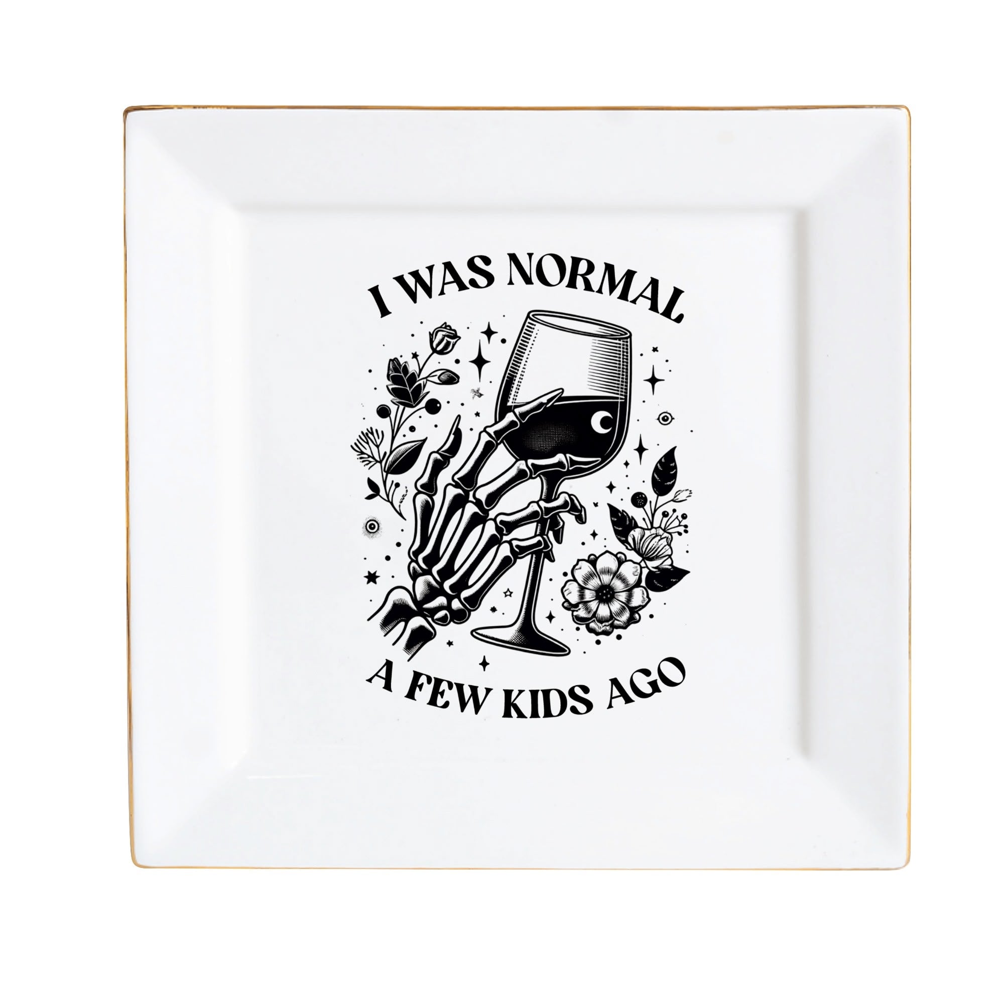 Elegant Ceramic Square Appetizer Plates - 6 Inch Small Serving Dishes for Cheese, Desserts & Hors d'Oeuvres - Perfect for Dinner Parties, Weddings & Entertaining