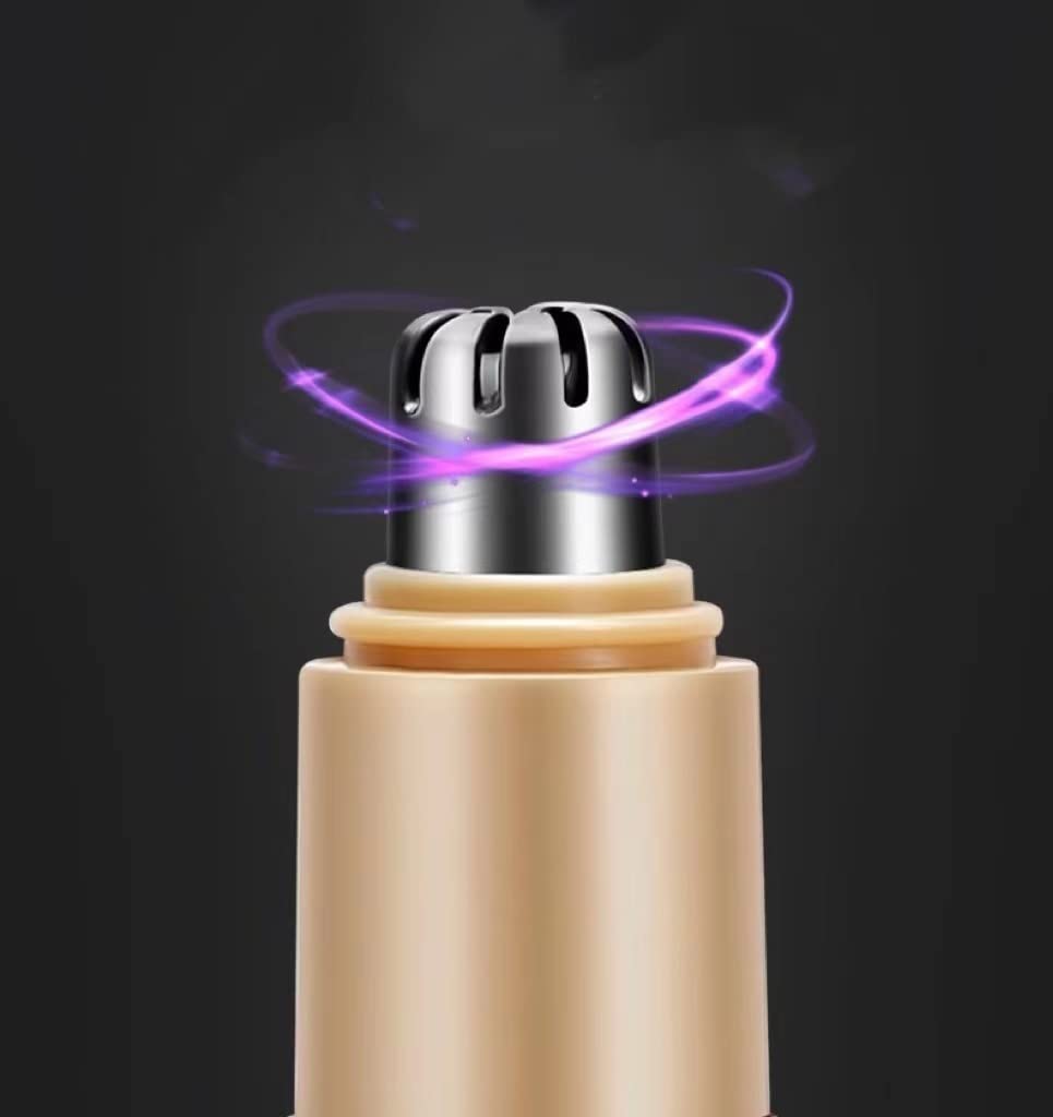 JYYBN Electric Nose Hair Trimmer for Men & Women - Painless Ear, Nose & Eyebrow Groomer with Waterproof Design, Battery Powered & Easy to Clean - Perfect for Travel, Home & Personal Grooming