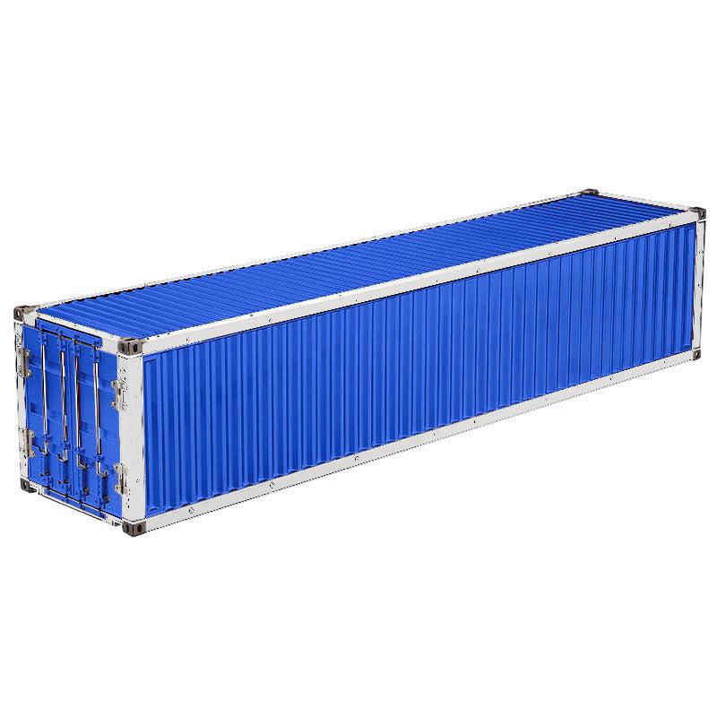 1/14 Scale 40ft Metal Chassis Painted Container for TAMIYA RC Truck Trailer - DIY Model Cars with 3 Axles (874x182x193mm) - Perfect for RC Hobbyists, Collectors & Truck Simulation Enthusiasts