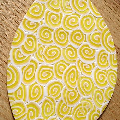 Handmade FIMO Lemon Sherbet Pendant Necklace - Unique Gift for Her