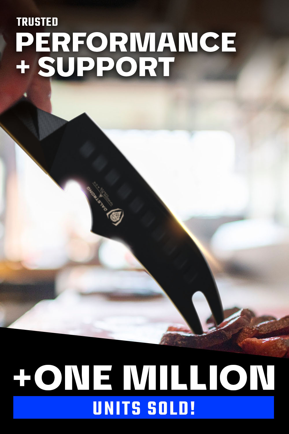 Dalstrong BBQ Pitmaster Knife 6.5 Inch - Shadow Black Series Professional Chef Knife | NSF Certified | High Carbon German Steel | Perfect for Grilling, Slicing Meats & Outdoor Cooking