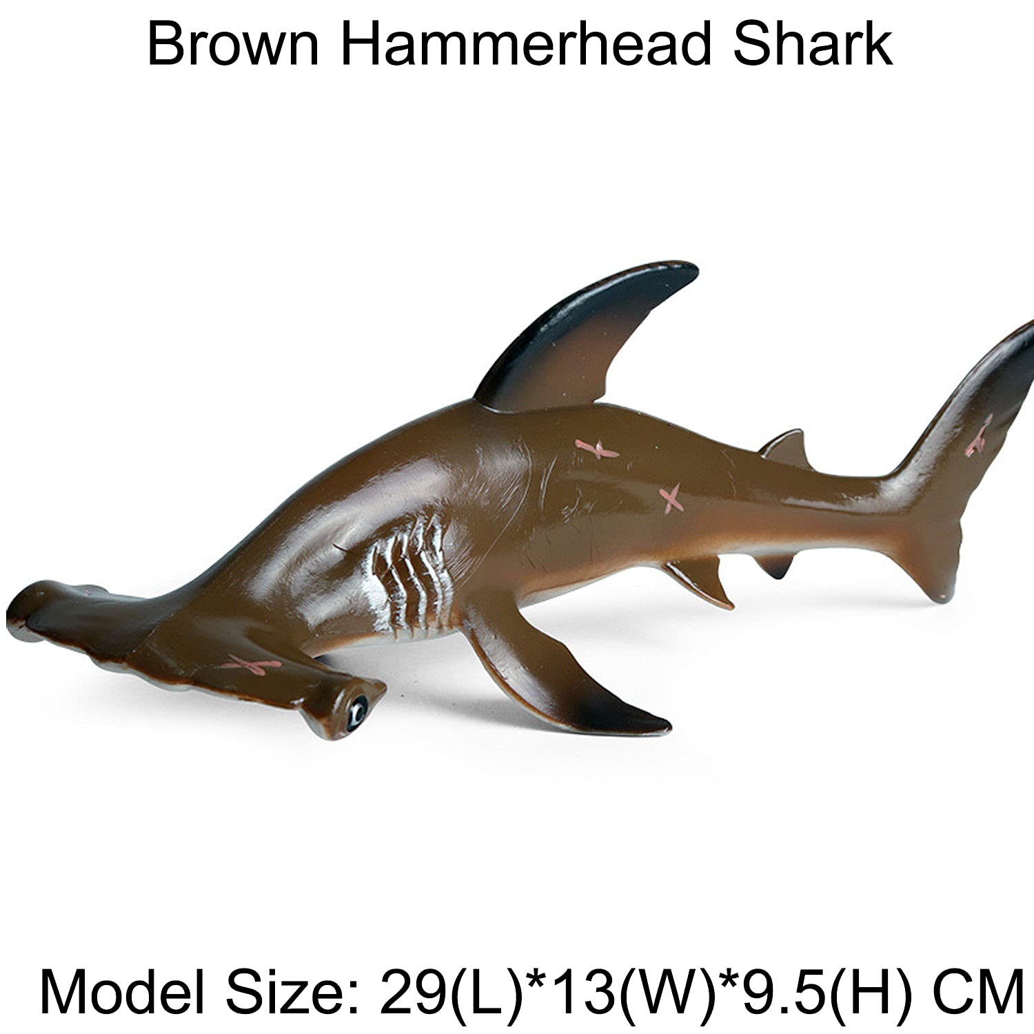 Flormoon JOKFEICE Shark Toys 5pcs - Realistic Hammerhead Shark Figures, Ocean Animal Action Models for Science Projects & Learning - Educational Birthday Gift for Kids, Cake Topper & Party Decor