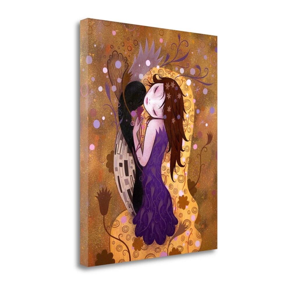 After The Kiss By Jeremiah Ketner - Premium Giclee Art Print on Gallery Wrapped Canvas - Ready to Hang Wall Decor - Perfect for Living Room, Bedroom & Office