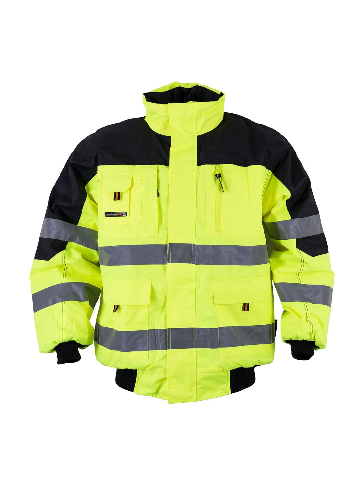 Terratrend Job 4629-S-9000 Men's Small Yellow Bomber Jacket - Perfect for Casual Wear, Outdoor Activities & Aviation Enthusiasts