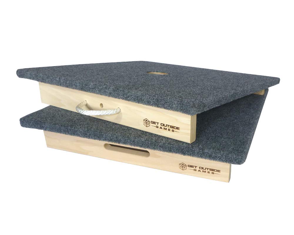 Premium 1 Hole Washer Toss Game Set - Outdoor Lawn Washers Boards for Backyard, Tailgating, Camping & BBQ Parties - Durable Cornhole-Style Tossing Game for Adults & Kids