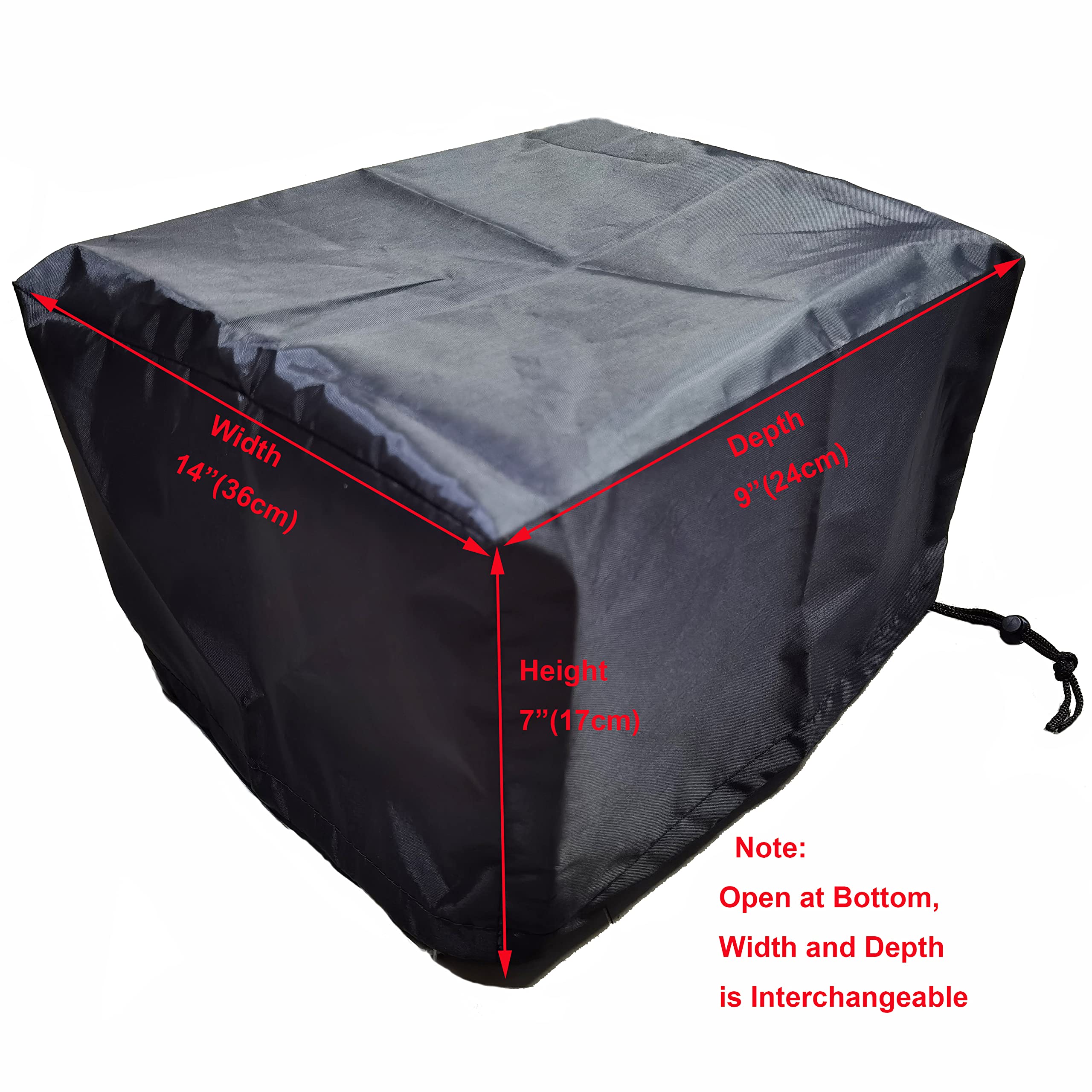 Printer Dust Cover - 14x9x7 Inches, Compatible with HP Epson Canon Brother Pantum Printers | Waterproof & Anti-Dust Protection for Home & Office Use