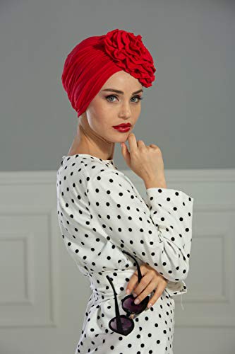 Stylish Cotton Turban Head Wrap for Women - Soft & Breathable Hair Scarf - Perfect for Yoga, Beach, or Everyday Fashion Accessory