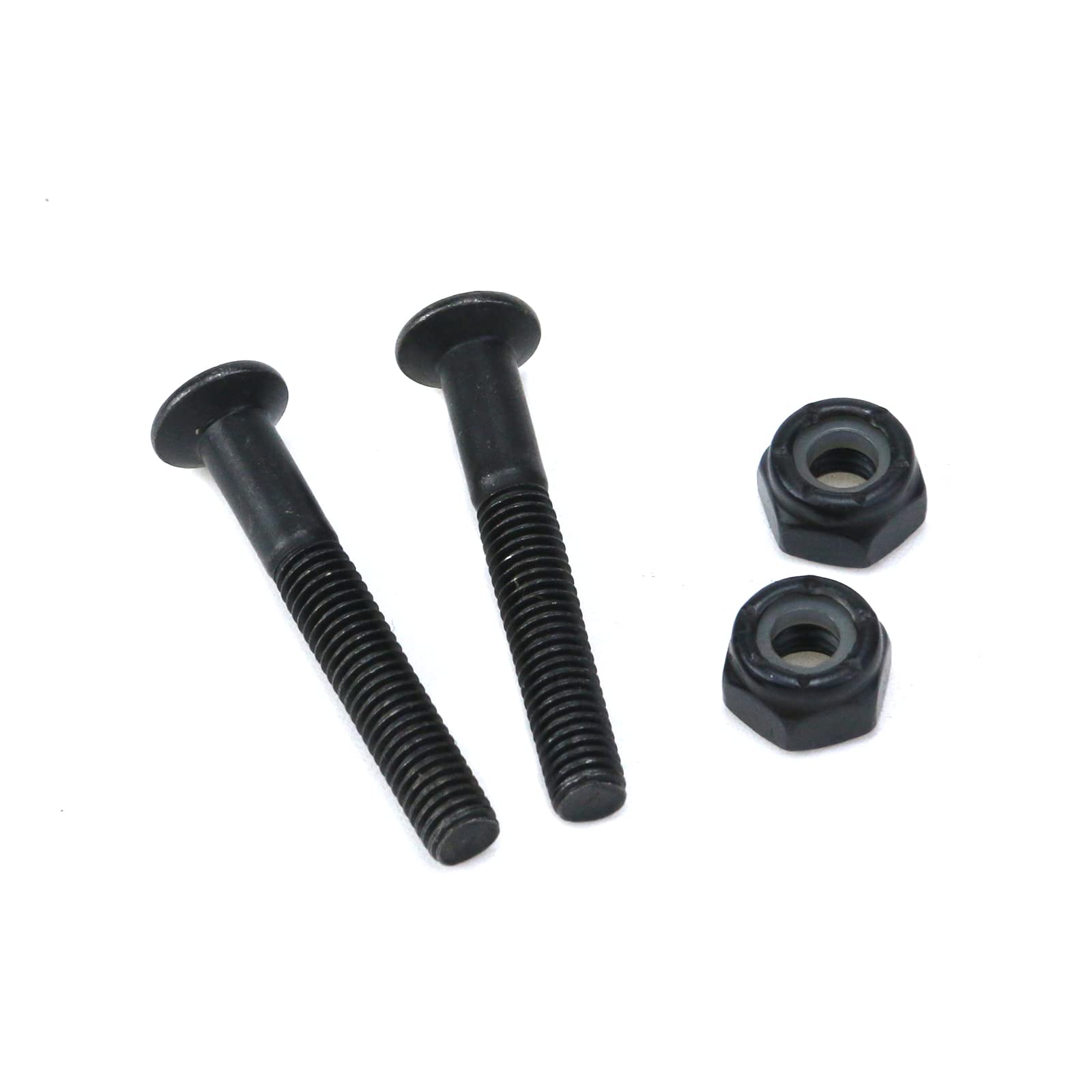Premium KUMGROT Skateboard Hardware Kit - 8pc Mounting Screws & Nuts Set for Skateboard Trucks - Durable Stainless Steel Construction - Perfect for Skateboard Assembly, Maintenance & Upgrades