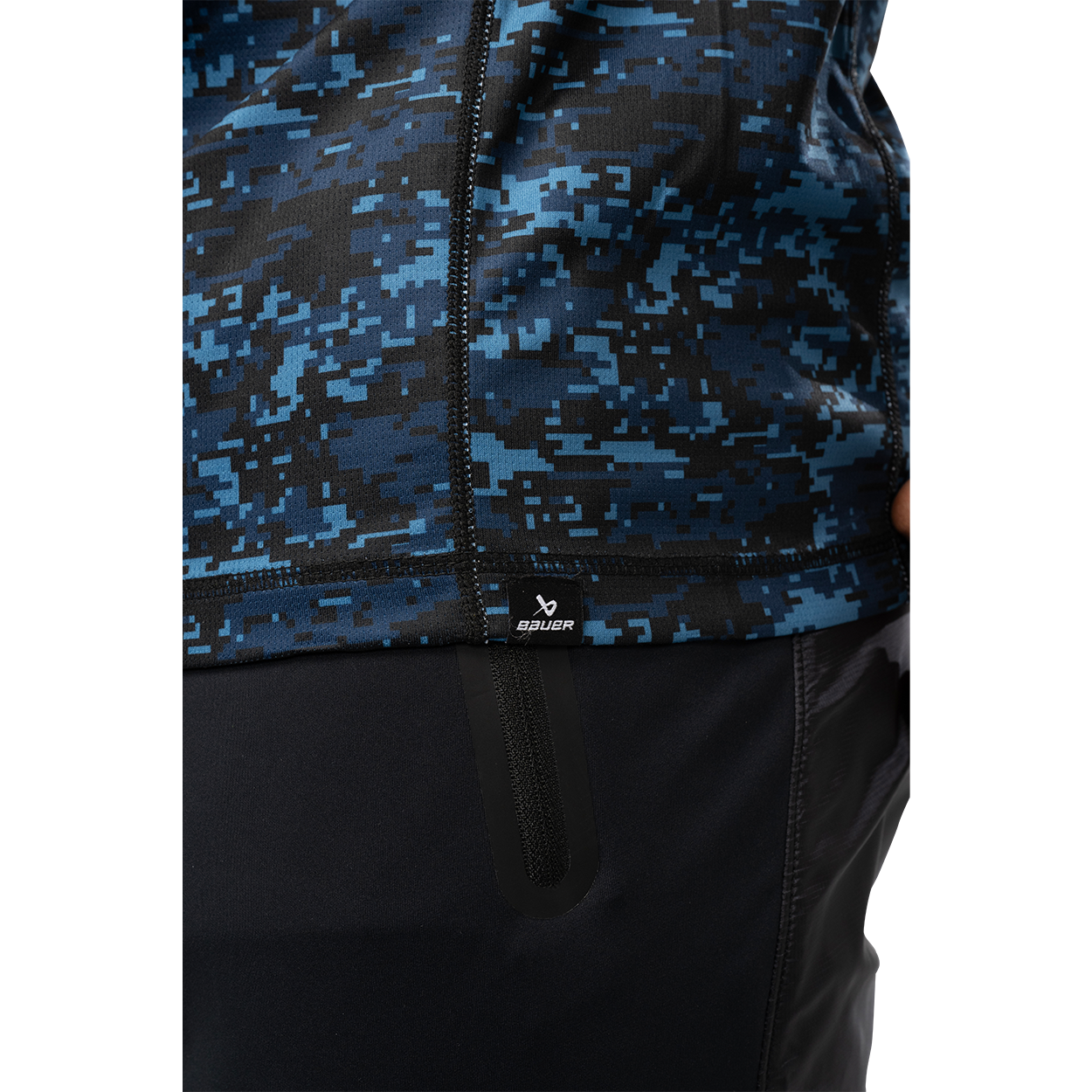 Bauer FLC Warmth Long Sleeve Tech Tee for Hockey Players - Moisture-Wicking Performance Shirt for Cold Weather Training & Games