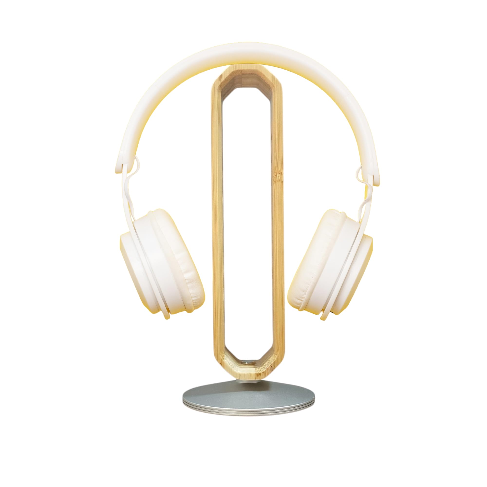 Premium Wooden Headphone Stand for Desk - Universal Gaming Headset Holder for All Headphones - Perfect for Home Office, Gaming Setup & Studio Organization