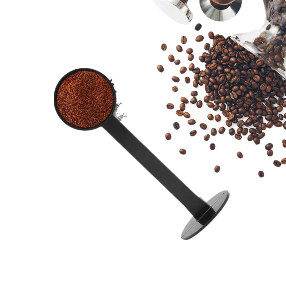 Premium Multifunctional Plastic Coffee Measuring & Tamping Spoon - Reusable Standing Coffee Scoop for Espresso, French Press & Drip Coffee - Perfect for Home Baristas & Coffee Shops (Household & Commercial Use)