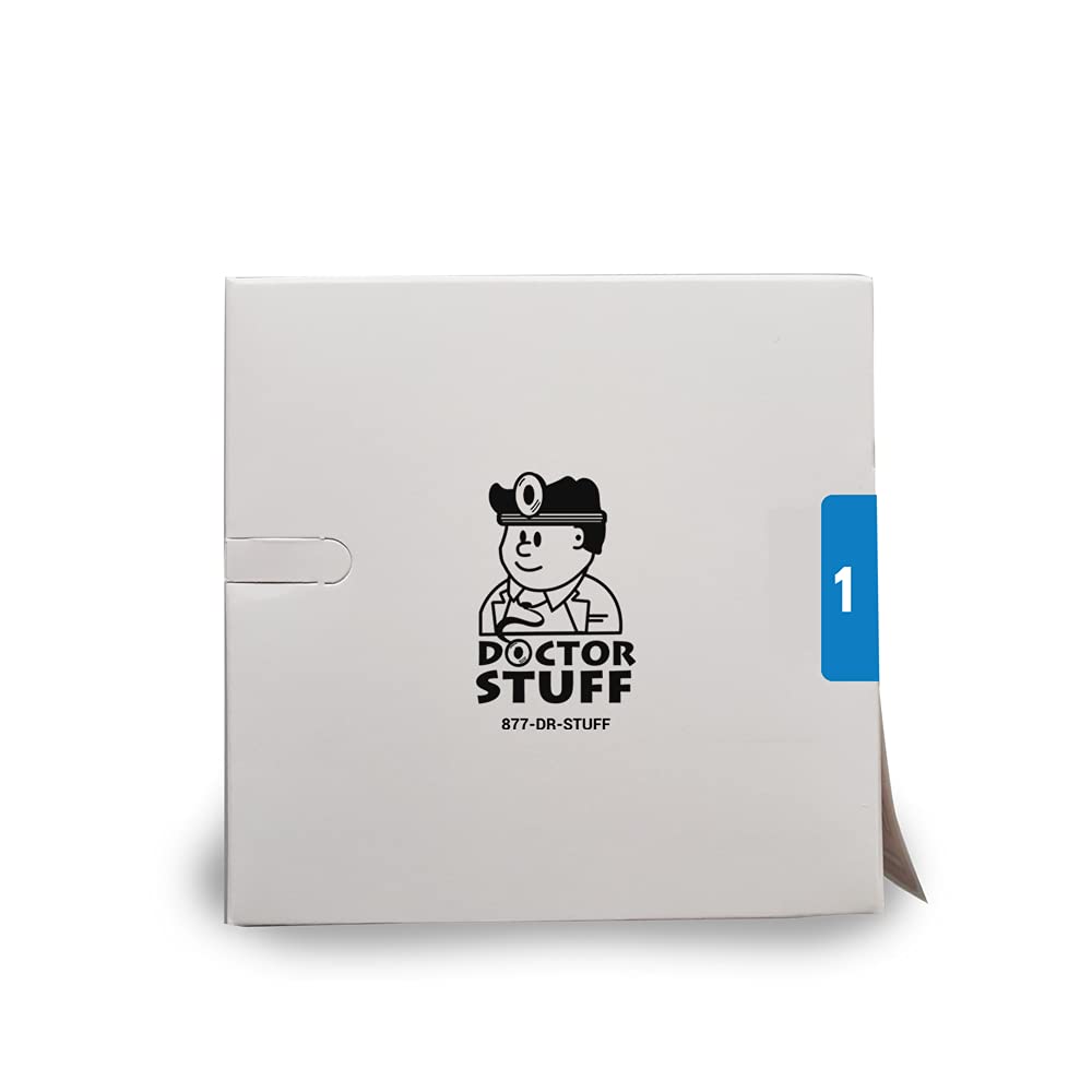 Doctor Stuff - File Folder Labels, Number 1, Compatible with SMEAD LCC - SLCC Series Chart Stickers, Blue, 2