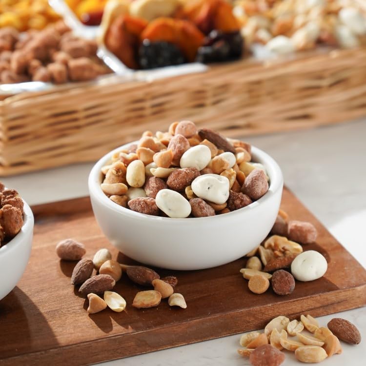 Broadway Basketeers Premium Dried Fruit & Nut Gift Basket - Healthy Snack Box for Holidays, Birthdays, Sympathy, Get Well & Corporate Gifting | Perfect for Office, Home & Special Occasions