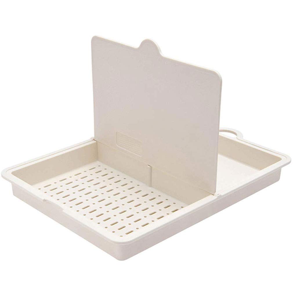Premium Multi-Function Flip Cutting Board with Drain - Non-Slip Chopping Board for Kitchen, Meat, Vegetables & Fruits | Ideal for Meal Prep, Cooking & Serving (SJYDQ ISunday)