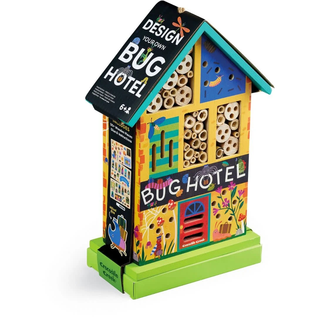 DIY Bug Hotel for Garden - Natural Insect Habitat for Bees, Butterflies & Beneficial Bugs - Outdoor Garden Decor & Wildlife Shelter for Eco-Friendly Gardening