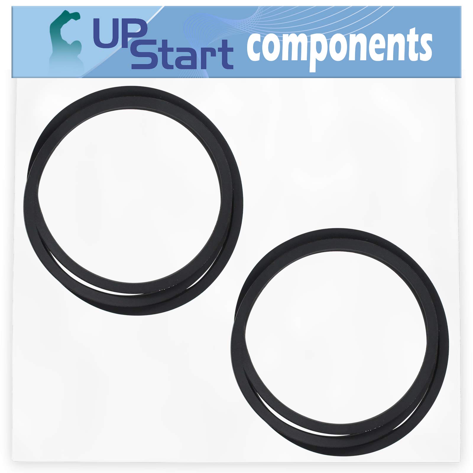 UpStart Components 2-Pack 754-3073 Deck Belt Replacement for Cub Cadet 2155 Tractor - Compatible with 954-3073 42 Inch Mower Deck Cutting Belt - Perfect for Lawn Maintenance & Landscaping