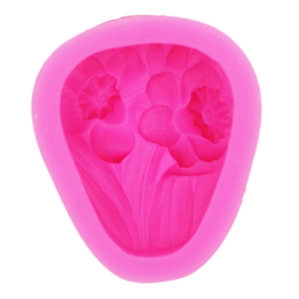 Premium Silicone Daffodil Flower Soap Molds - DIY Handmade Soap Making Kit for Bath Bombs, Candles & Crafts - Perfect for Home Spa, Gifts & Wedding Favors