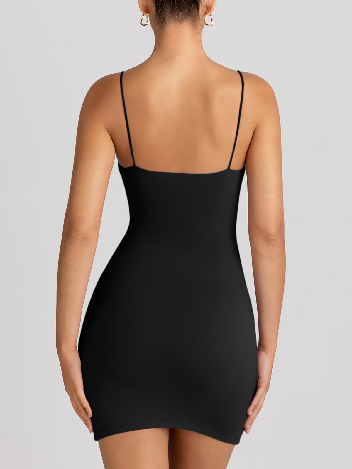 LILLUSORY Women's Mini Sexy Bodycon Dress - Summer 2025 Short Sleeve Party Club Dress for Night Out, Beach Vacation & Spring Outfits | Perfect for Cocktail Parties, Date Nights & Tropical Getaways