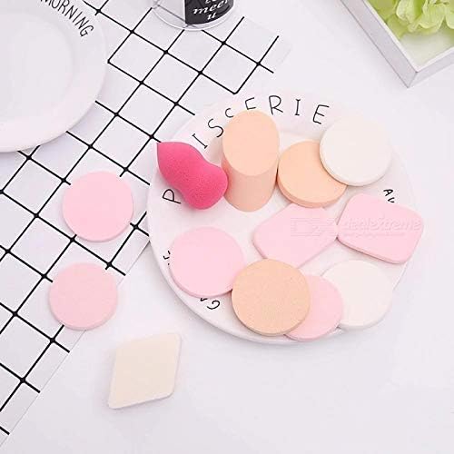 Premium Latex-Free Beauty Blender Sponge Set for Foundation, Concealer & Powder - Multipurpose Makeup Sponge Puff with Various Shapes & Colors | Perfect for Flawless Makeup Application at Home or Professional Use