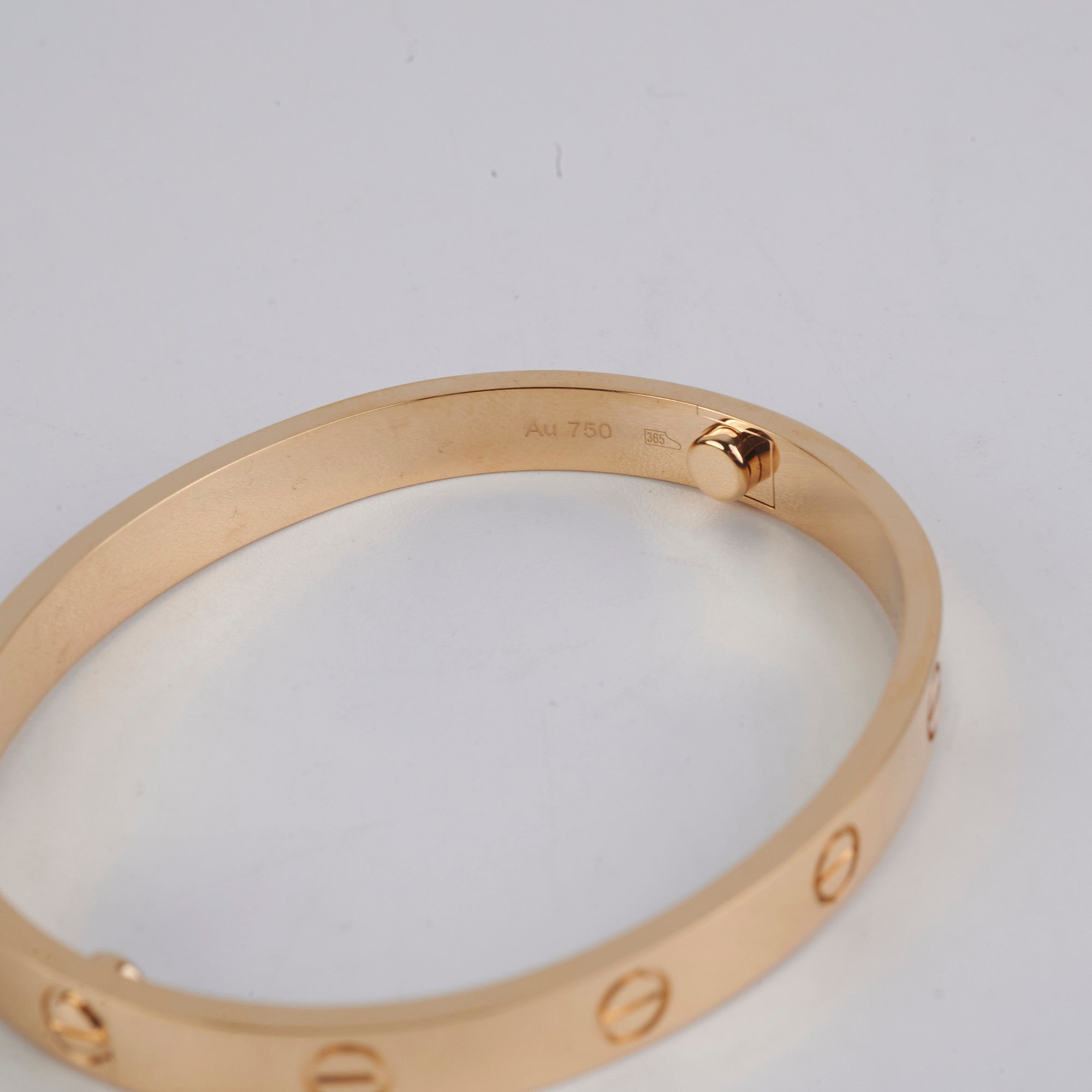 Cartier Love Bracelet 18K Yellow Gold Size 17 - Luxury Jewelry Gift for Women, Anniversary & Valentine's Day Present