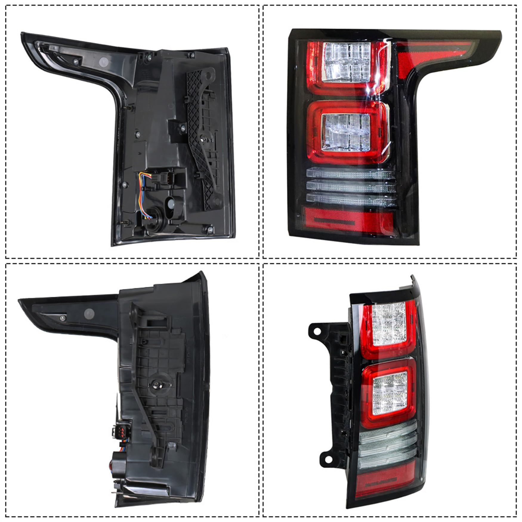 Right Side Tail Light Replacement for Land Rover Range Rover L405 2013-2017 - Rear Tail Lamp, Stop Brake Indicator, Warning Light (Passenger Side) - Perfect for Night Driving & Enhanced Vehicle Safety