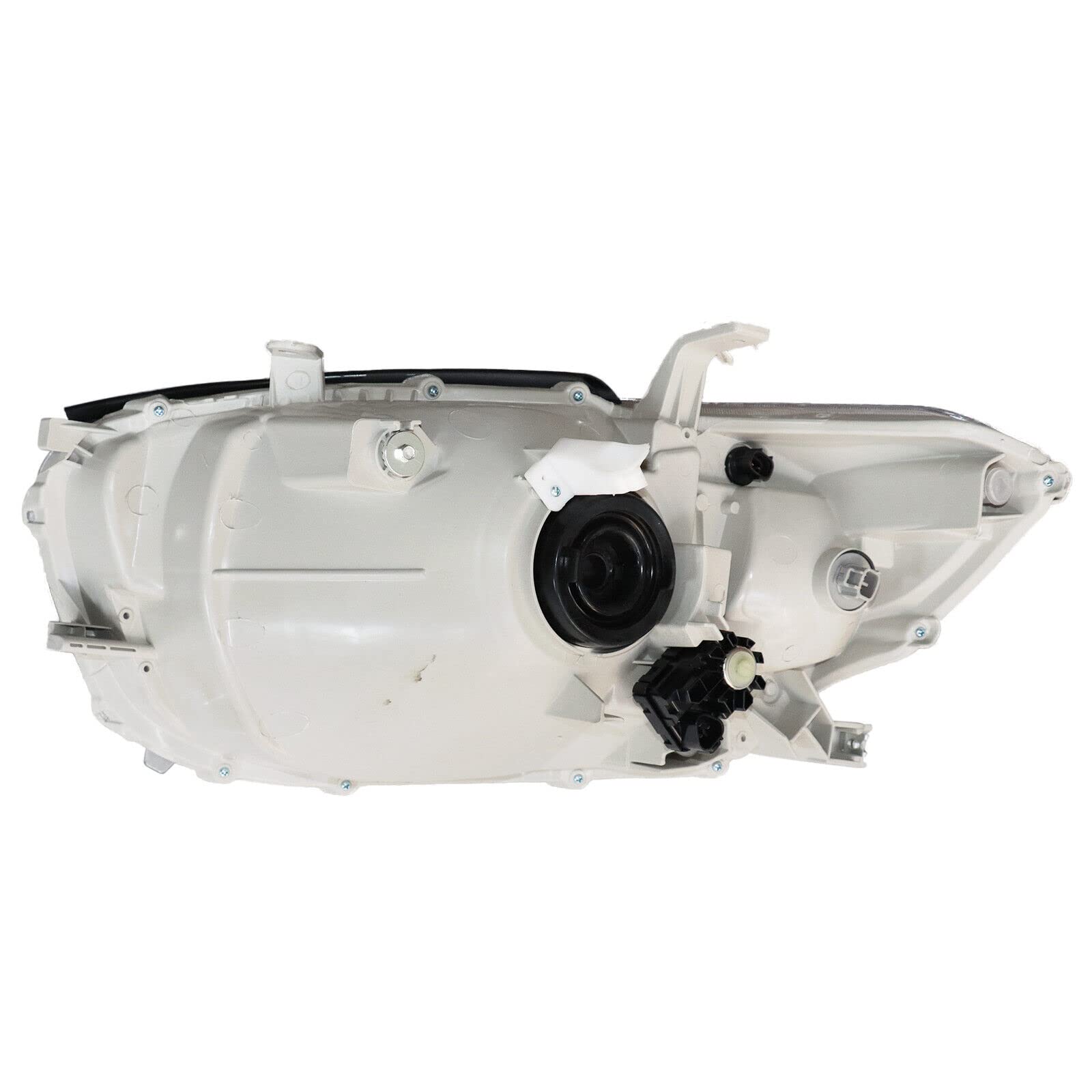 2008-2010 Toyota Highlander Left Driver Side Headlight Assembly Replacement - OEM 8113048480 Halogen Headlamp with Chrome Housing | Perfect for Night Driving & Foggy Conditions