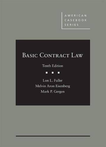 Basic Contract Law Textbook - American Casebook Series | Legal Studies, Law School Essentials & Professional Reference