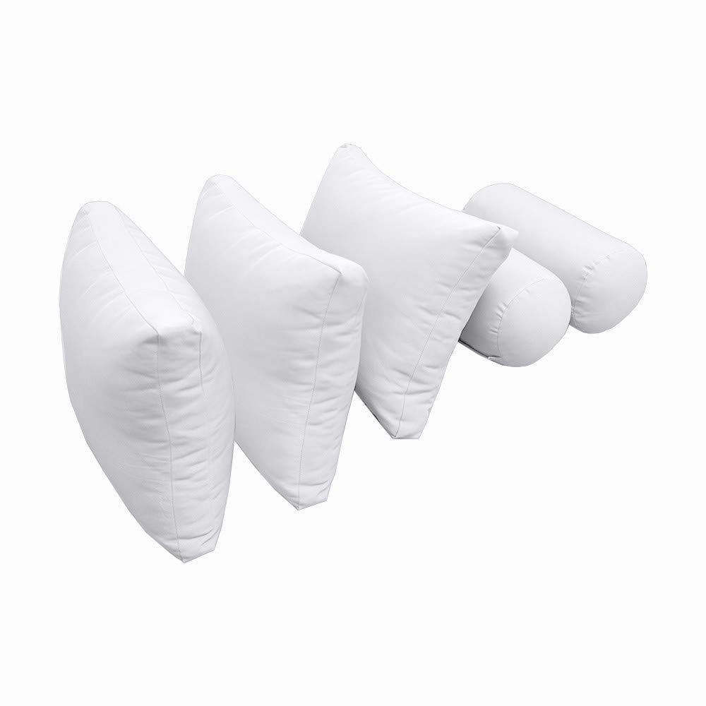 Prolinemax Style3 6-Piece Outdoor Daybed Set with Knife Edge Crib Mattress, Cushions & Bolster Pillows – Perfect for Patio, Poolside & Garden Relaxation