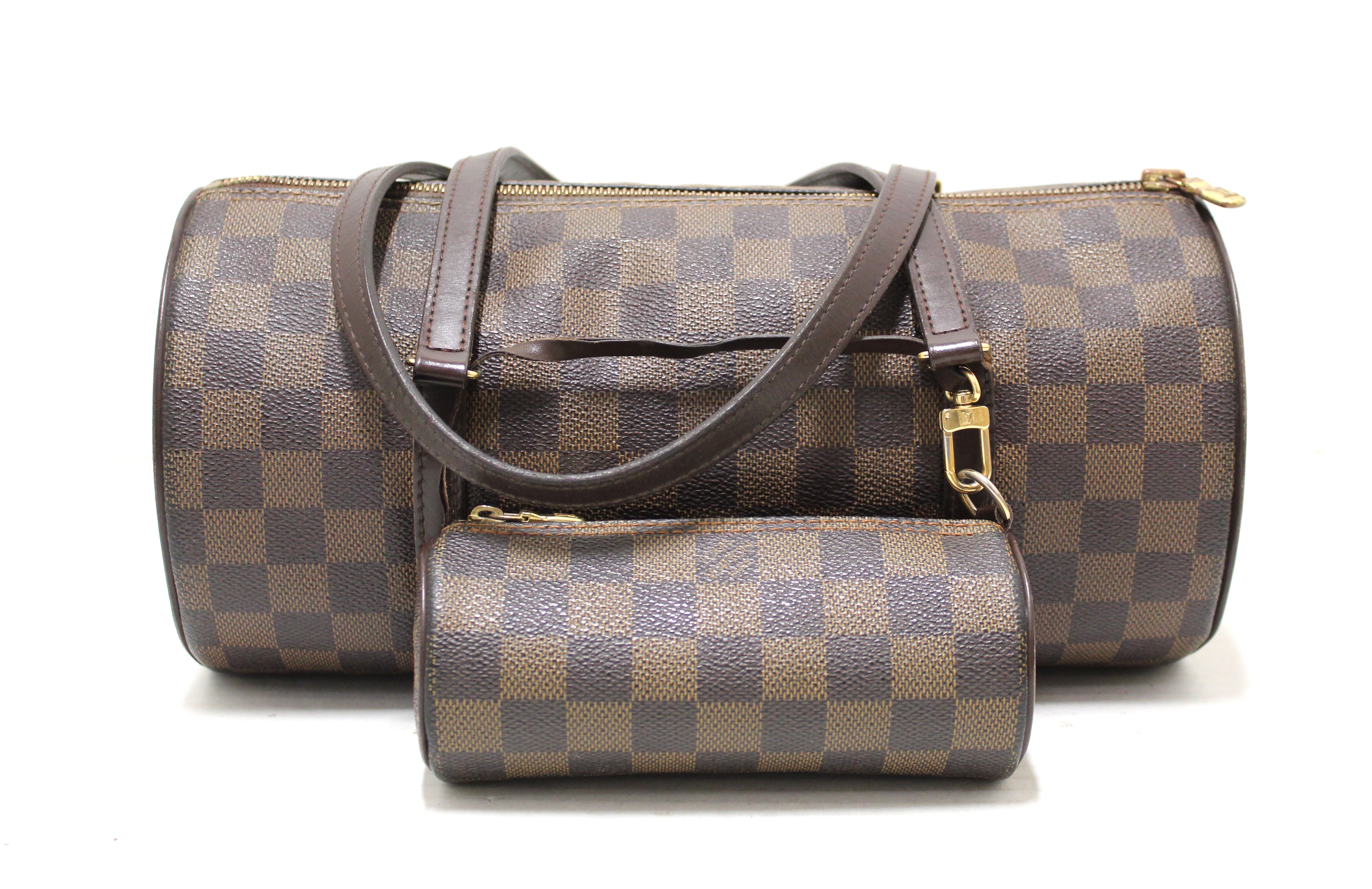 Authentic Louis Vuitton Damier Ebene Papillon 30 Crossbody Handbag - Luxury Designer Purse for Women, Perfect for Work, Travel & Evening Events