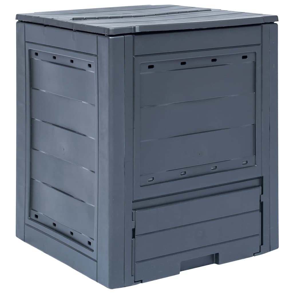 GOTOTOP 68.7 Gallon Large Outdoor Compost Bin - Easy Assembly Lightweight Garden Composter Box for Fast Fertile Soil Creation (23.6