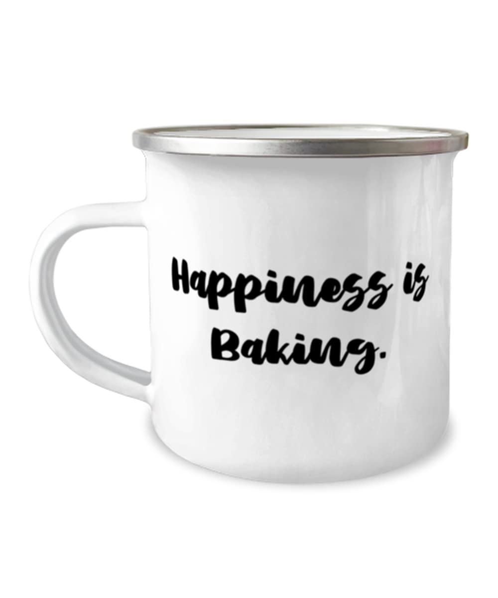 12oz Fun Baking Camper Mug - Perfect Gift for Bakers & Camping Enthusiasts | Ideal for Coffee, Tea & Outdoor Adventures
