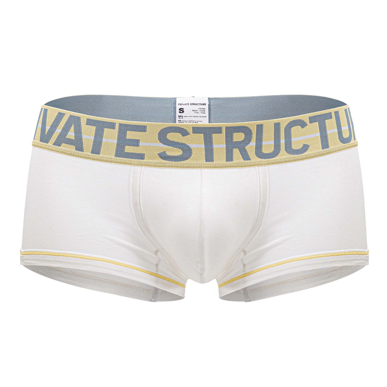 Private Structure Mo Lite Mid Waist Trunk - Breathable Comfort Underwear for Men | Perfect for Workout, Travel & Everyday Wear
