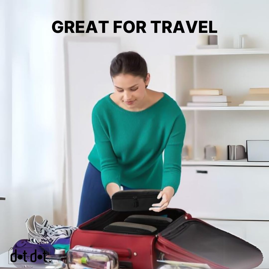 5-Piece Packing Cubes Set for Suitcases & Carry-On Luggage - Travel Organizer Bags for Efficient Packing | Perfect for Business Trips, Vacations & Weekend Getaways