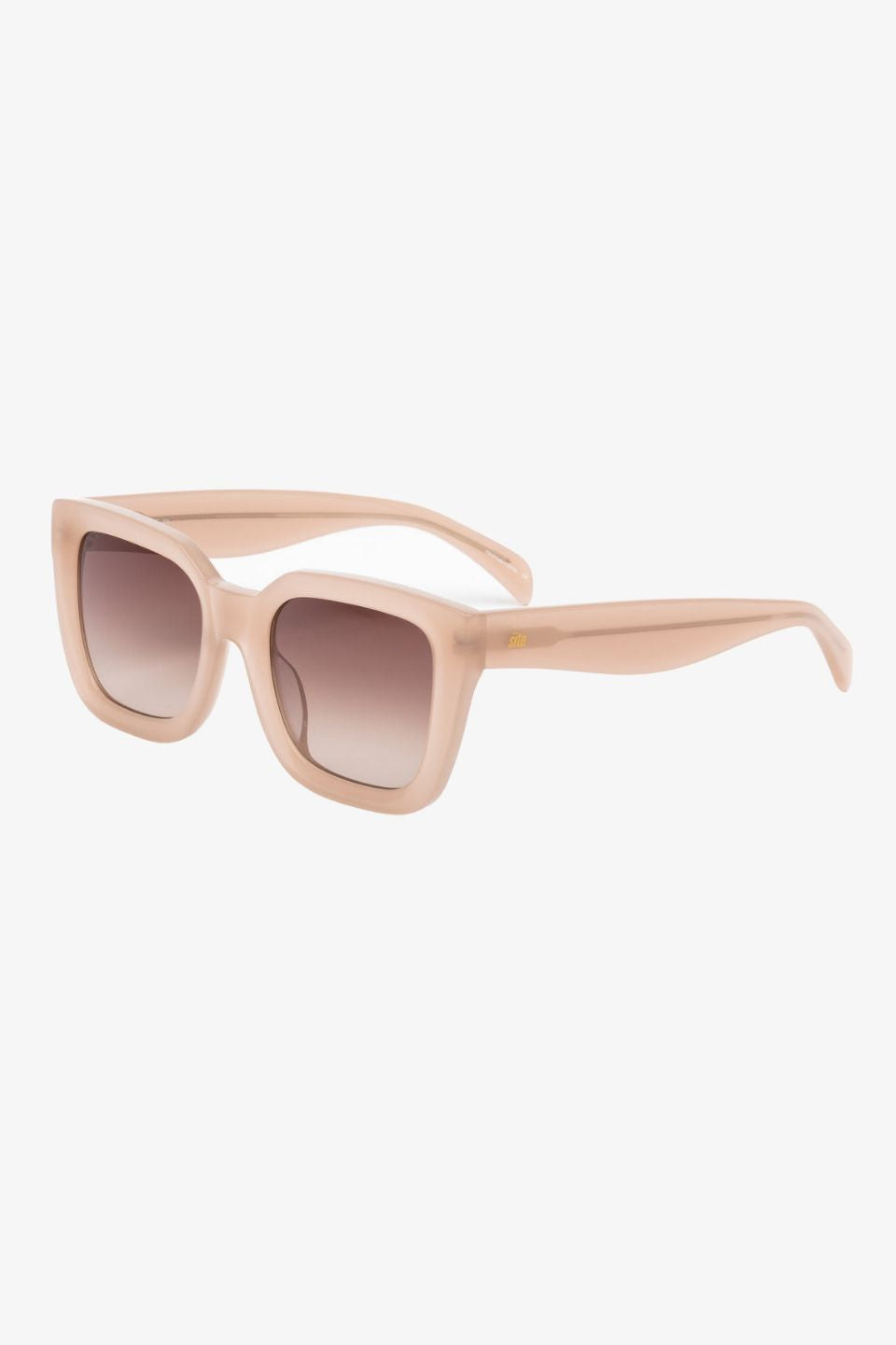 Harlow Cream Rosewood Gradient Lens Sunglasses for Women - UV Protection Fashion Sunglasses for Outdoor, Beach & Driving