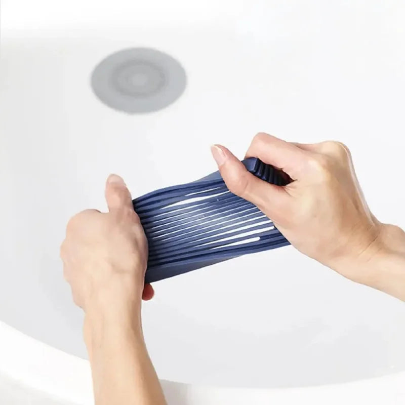 Stainless Steel Linear Flow Soap Dish - Modern Bathroom Soap Holder with Drainage Holes for Shower, Kitchen & Sink Countertop Organizer