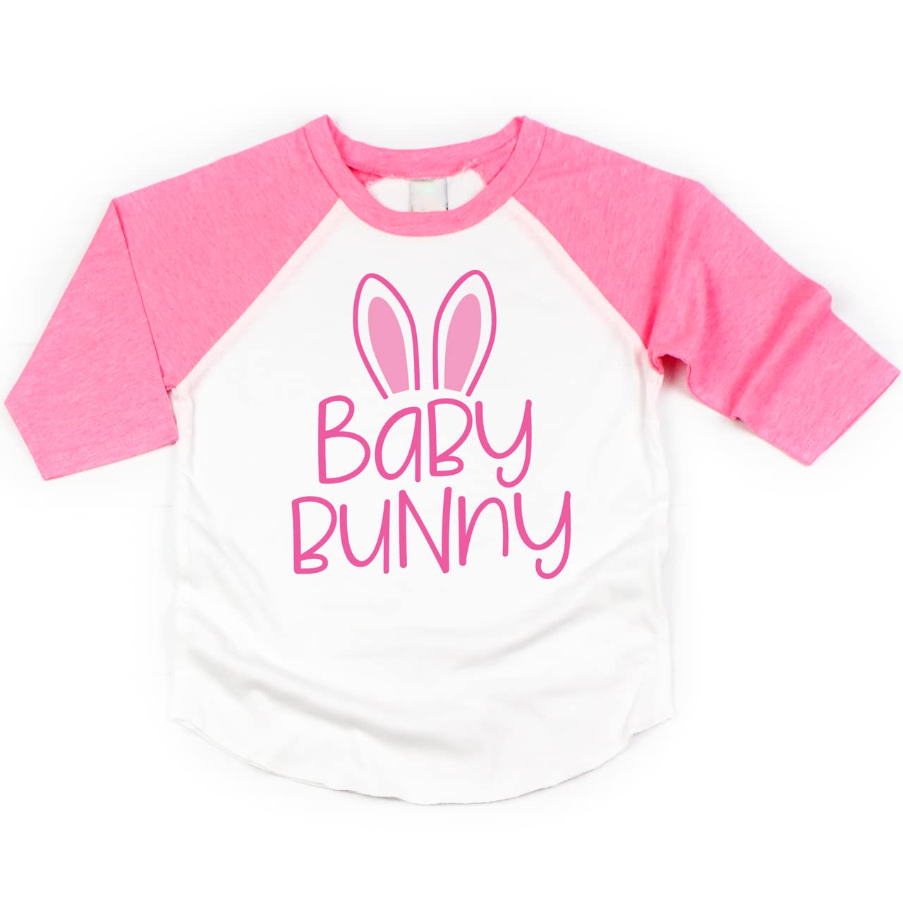 Bump and Beyond Designs Easter Shirt for Girls - Cute Baby Bunny Print Top for Spring & Easter Celebrations, Family Photos, and Holiday Outfits