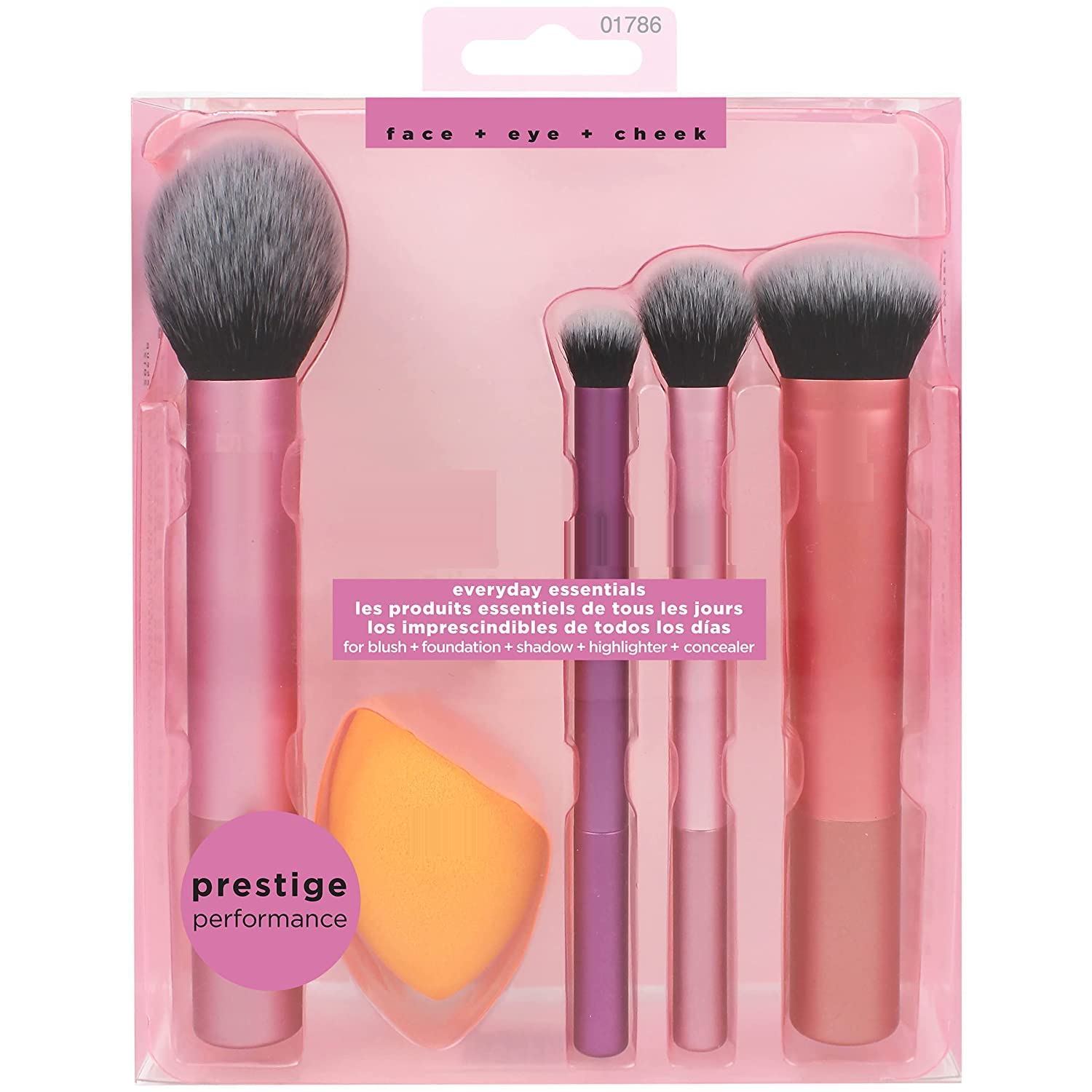 Professional 5-Piece Makeup Brush Set for Flawless Foundation, Blending & Contouring - Perfect for Makeup Artists & Beginners - Ideal for Daily Use, Special Occasions & Photo Shoots