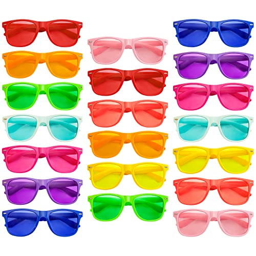 Assorted Color Frame Color Lens 20 Packs
