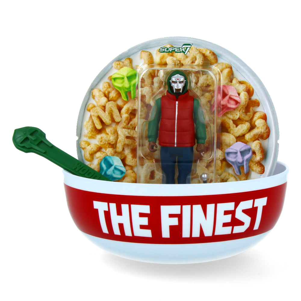 MF Doom (Mm..Food) ReAction Figures Wave 2 - Limited Edition Collectible Action Figure for Hip-Hop Fans & Music Memorabilia Collectors - Perfect for Display, Gifts, and Pop Culture Enthusiasts
