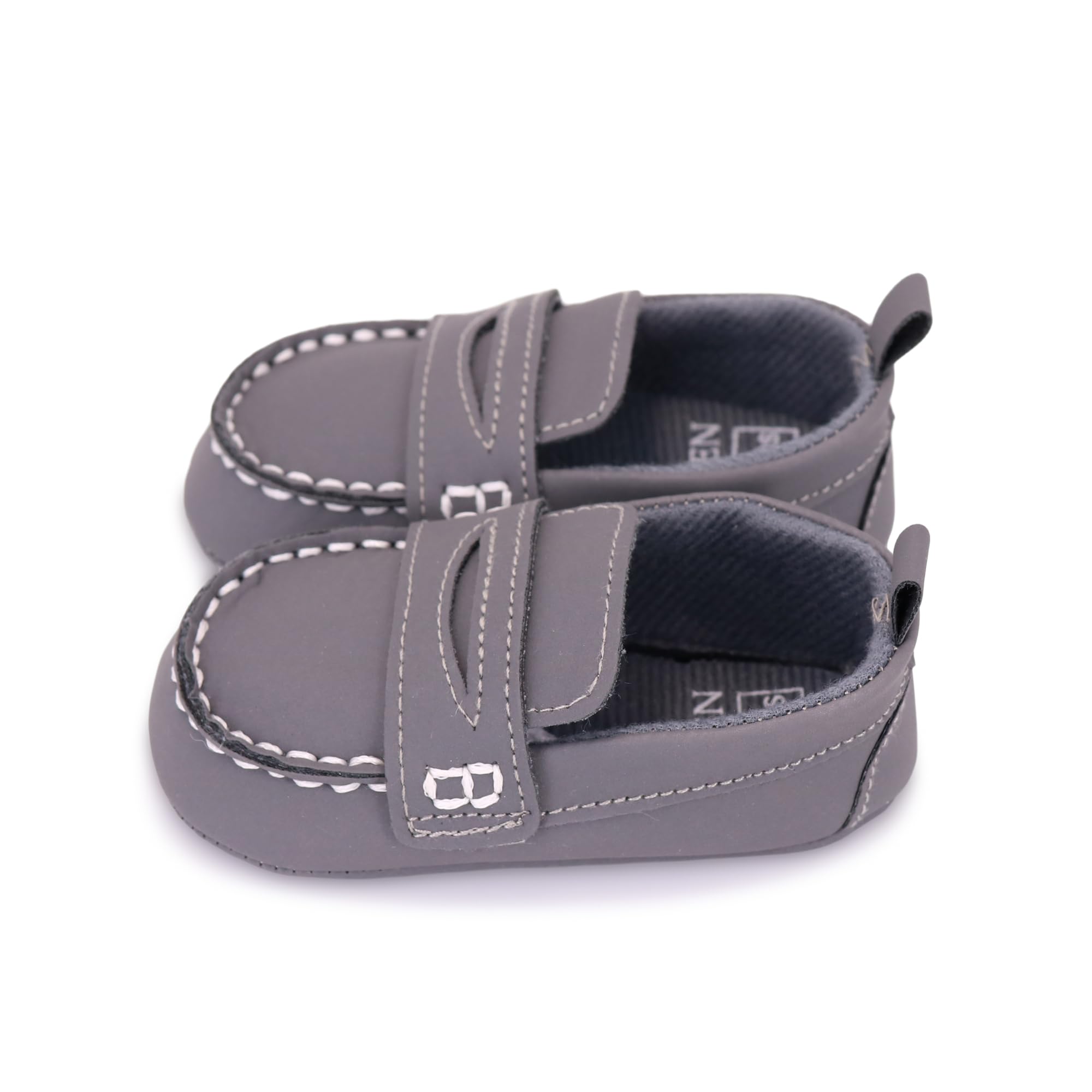 LONSOEN Baby Boys & Girls Penny Loafers - Soft Sole Toddler Moccasins Dress Shoes for Infants | First Walkers, Church, Wedding & Special Occasion Outfits