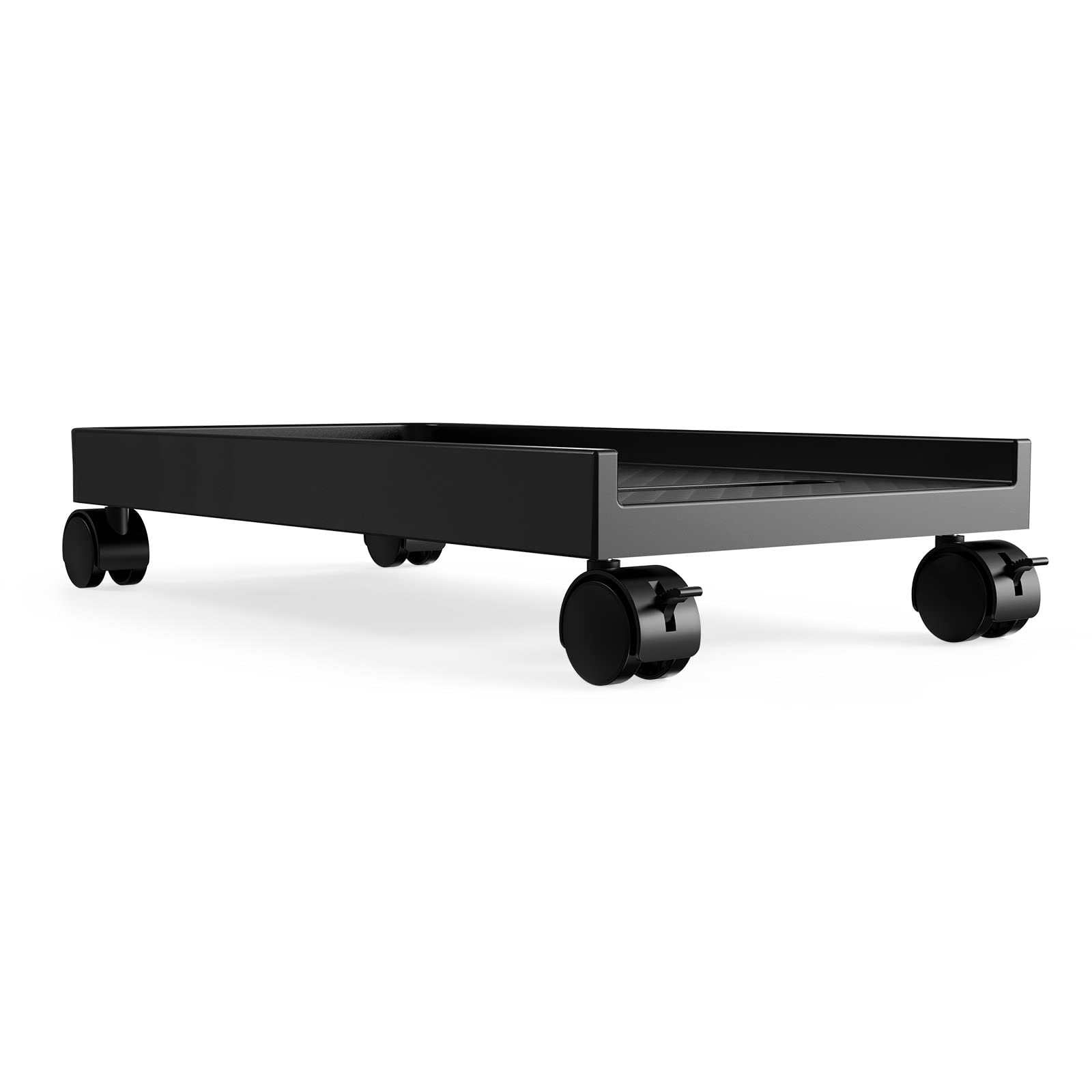 ORICO Mobile CPU Holder with 4 Caster Wheels - Universal Computer Tower Stand for Gaming PC, ATX Case & Desktop - Heavy Duty PC Cart for Carpet & Hard Floors - Perfect for Home Office & Gaming Setup