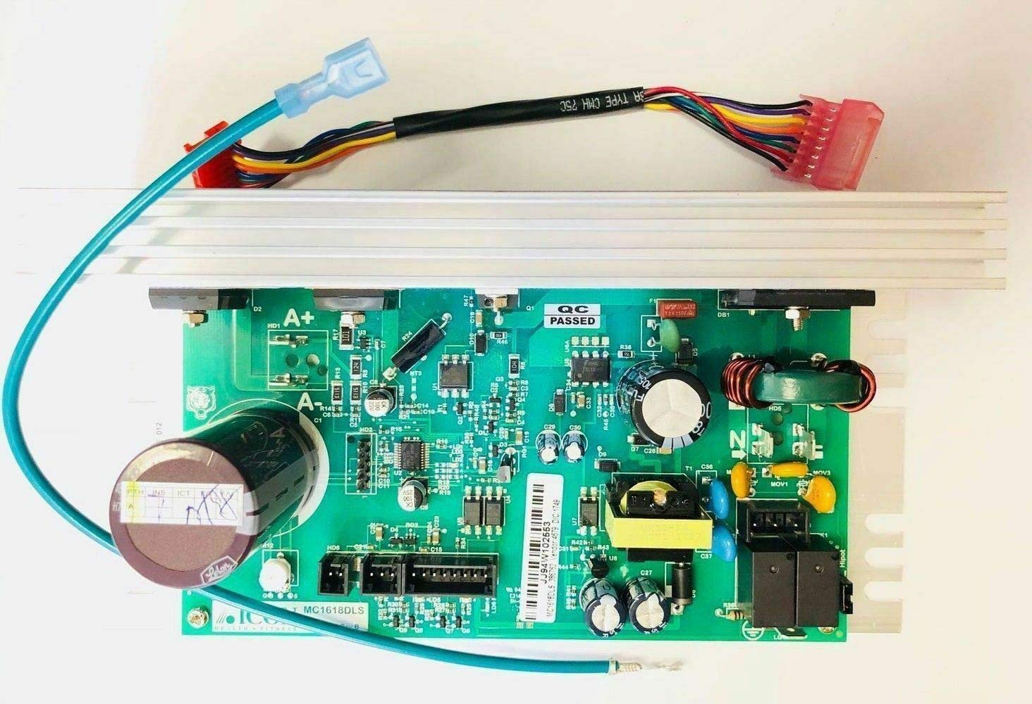 Original Title: Icon Health & Fitness, Inc. Lower Motor Control Board Controller 398056 Works W FreeMotion NordicTrack Treadmill   Optimized Title: NordicTrack Treadmill Lower Motor Control Board Controller 398056 - Compatible with FreeMotion & Icon Health & Fitness Treadmills - Replacement Part for Smooth Workout Performance
