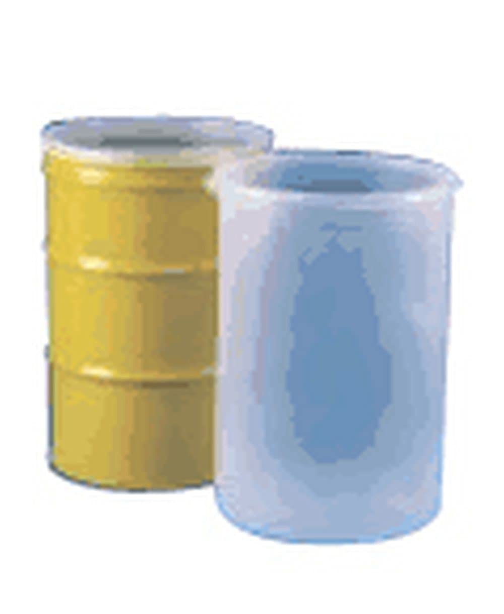 16 Gallon Straight Side Seamless Drum Liners - 10 Pack Heavy Duty Trash Bags for Commercial & Industrial Use - Perfect for Waste Disposal, Recycling, and Food Storage