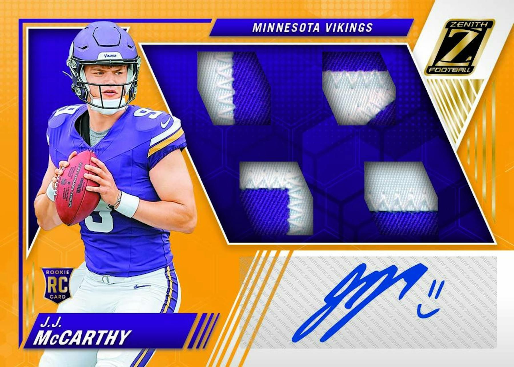2024 Panini Zenith Football Hobby Box - 24 Packs with Autographs & Memorabilia Cards - Collectible Trading Cards for NFL Fans - Perfect for Collectors, Investors & Fantasy Football Enthusiasts