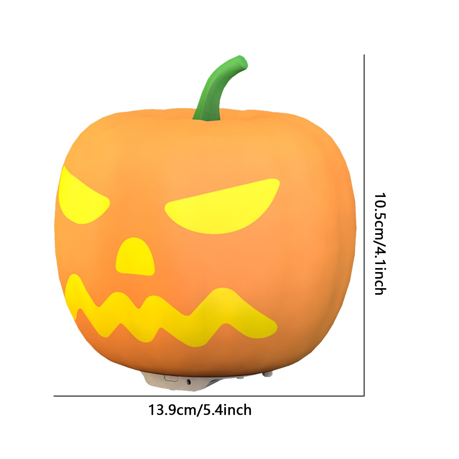 Halloween Themed Silicone Tap Night Light with Motion Sensor - Dimmable Bedside Lamp for Kids & Adults, Perfect for Bedroom Decor, Nursery, Bathroom, and Hallway Nightlight Use